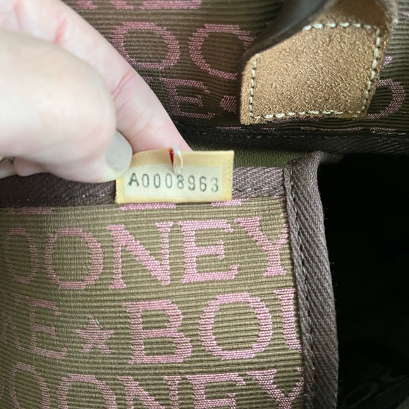 Dooney & Bourke Pink and brown Designer Tote Bag NWOT - Picture 6 of 10